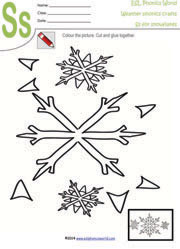 snowflakes-weather-craft-worksheet